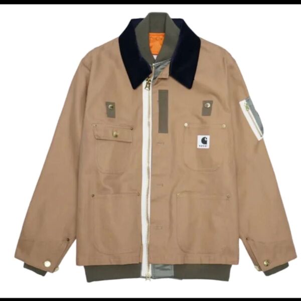 サイズ3 Carhartt WIP x sacai Canvas MA-1 Jacket Michigan "Beige"