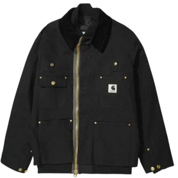 サイズ4 Carhartt WIP x sacai Canvas MA-1 Jacket Michigan "Black"