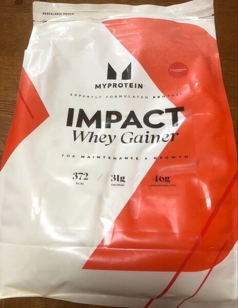 マイプロテイン ウエイトゲイナー ホエイゲイナー ストロベリー味 2.5kg × 2袋 計5kg BCAA 筋トレ バルクアップ