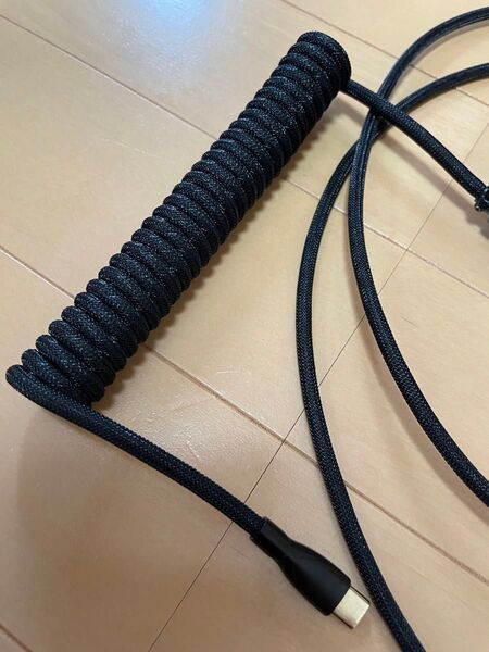 Team GRAPHT コイルケーブル USB Type-C - USB A アビエーションコネクタ仕様 最大1.8m