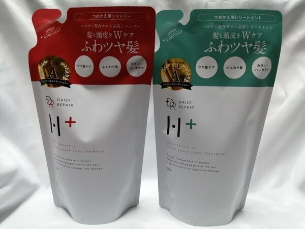 DRH+ エイジング スカルプケア シャンプー350ml&トリートメント350g 詰め替えセット シトラスフローラルの香りリフィル