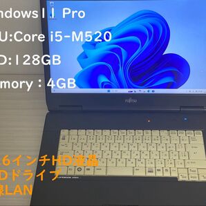 FUJITSU LIFEBOOK A550/A windows11Pro