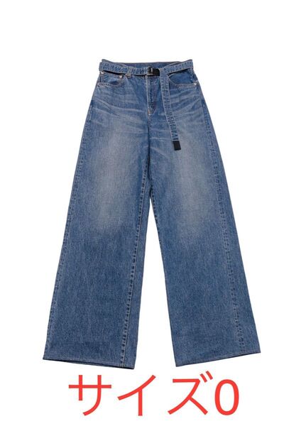 sacai x LEVI'S Denim Pants BLUE Size 0 リーバイス サカイ 新品