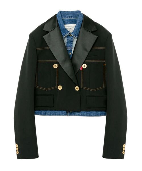 Levi's sacai Denim Matelasse Twill Jacket size 3 新品 リーバイス サカイ