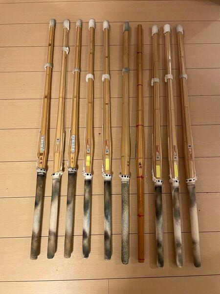 剣道 竹刀 37 10本セット 中学生 男子 SSPシール