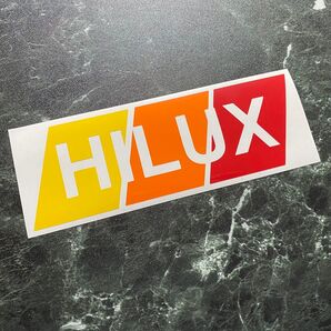 3色HILUXカッティングステッカー イエロー オレンジ 赤タイプ ハイラックス