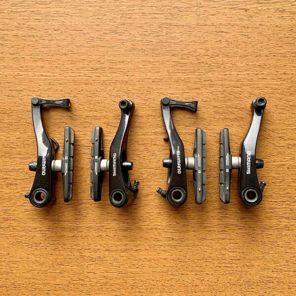 SHIMANO シマノ BR-R353 ミニVブレーキ ペア 新品パッド付