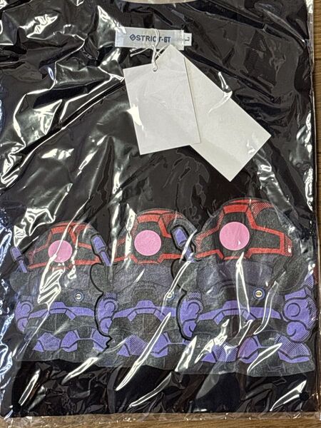 STRICT-G 機動戦士ガンダム Tシャツ MSデフォルメTシャツ ドム 黒い三連星 ブラック Lサイズ 販売終了 完売商品
