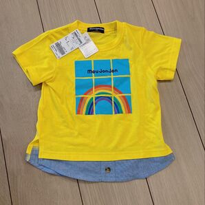 レインボープリント半袖Tシャツ ムージョンジョン 100