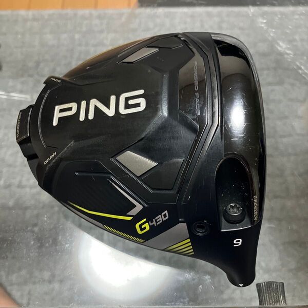 ピン G430 LST 9度 ヘッドのみ ヘッドカバーありPING ドライバー