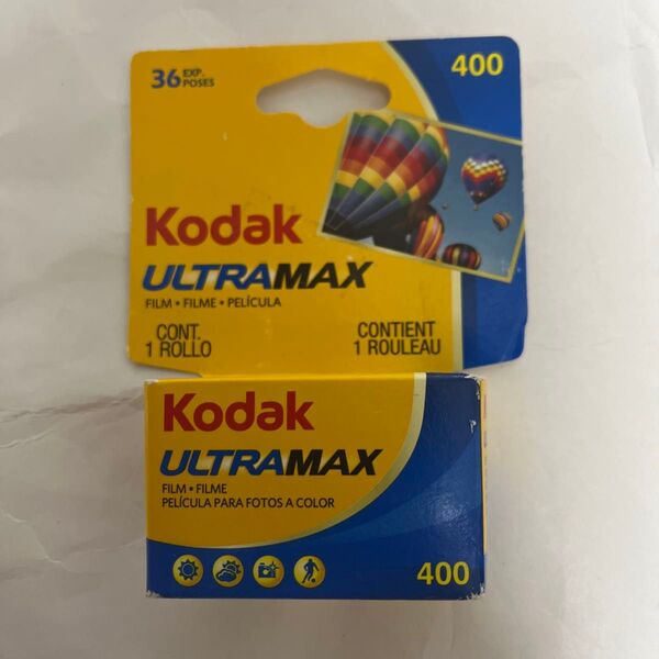 Kodak カラーネガフィルム 35mm ULTRAMAX400 36枚撮 一個 期限切れ 2021/08