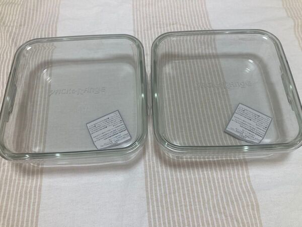 iwakiイワキ耐熱ガラス 保存容器 クールグレー 2個セット パック&レンジ iwaki 耐熱ガラス 保存容器