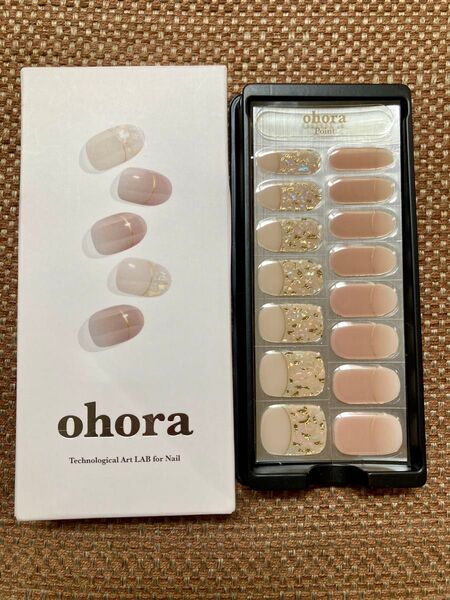 オホーラ ohora ネイルシール cream shell 15枚