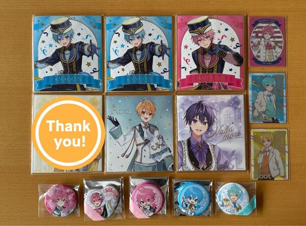 すとぷり 缶バッジ 色紙 コレクションカード