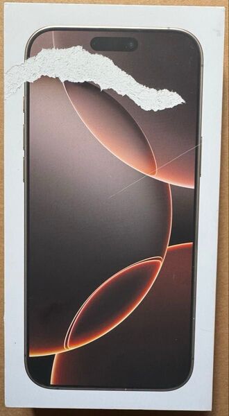 iPhone 16 Pro Max 256GB デザートチタニウム 未使用 箱キズ
