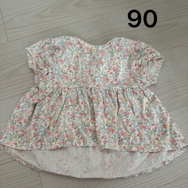 子供服 90 花柄 女の子服90