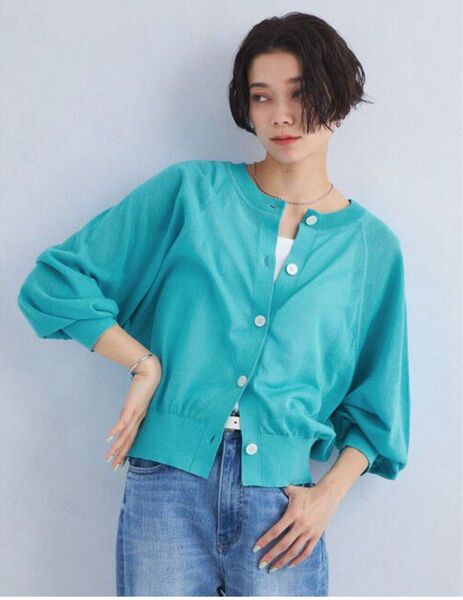 『新品』グリーンレーベルリラクシング 結論シリーズ 忍ばせカーデ 2WAY