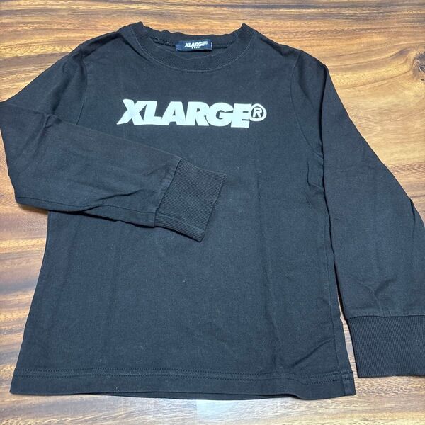 X-LARGE KIDS エクストララージ キッズ 長袖Tシャツ 110cm ブラック