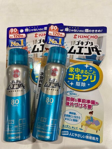 金鳥 ゴキブリムエンダー80プッシュ 2個