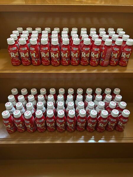 匿名配送 R1ヨーグルト空き容器 96本 リメイク 工作 r-1 ミッキーマウス ペットボトル 自由研究