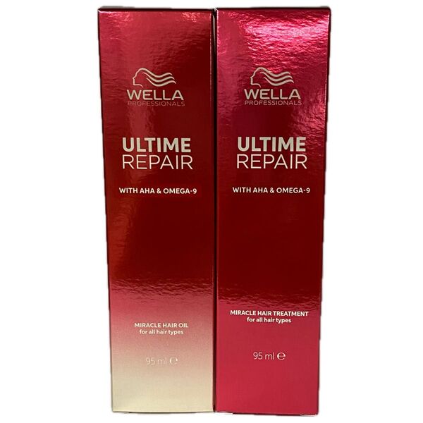 ウエラ アルタイムリペア ミラクルヘアトリートメント (ミストタイプ )95ml ×1本&ミラクルヘアオイル(オイルタイプ)×1本