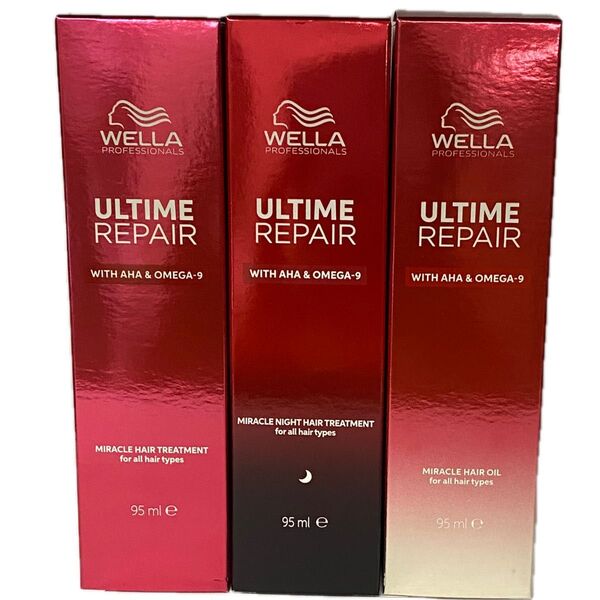 ウエラ アルタイムリペアトリートメント (ミスト、オイル、ミルク)95ml ×各種1本セット
