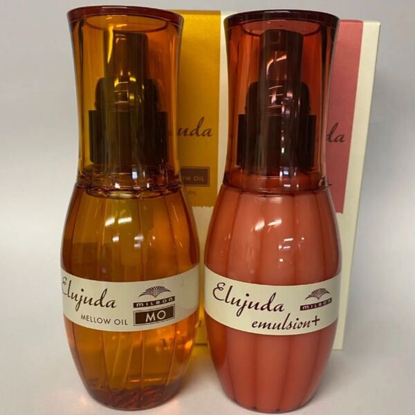 (2本セット)ミルボンエルジューダエマルジョンプラス120ml×1本/MO120ml×1本