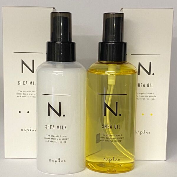 【箱入り】ナプラ N. エヌドット シアオイル150mL×1本シアミルク150ml×1本