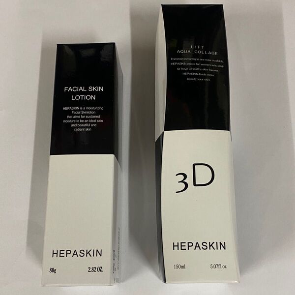 【 HEPASKIN】ヘパスキン薬用フェイシャルスキンローション80g&リフトアクアコラージュ150mlセット