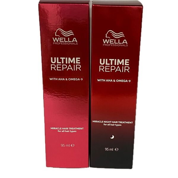 ウエラアルタイムリペア ミラクルヘアトリートメント (ミストタイプ )95ml ×1本&ナイトトリートメント(ミルクタイプ)×1本