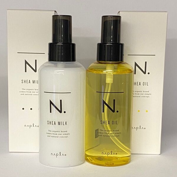 【箱入り】ナプラ N. エヌドット シアオイル150mL×1本シアミルク150ml×1本