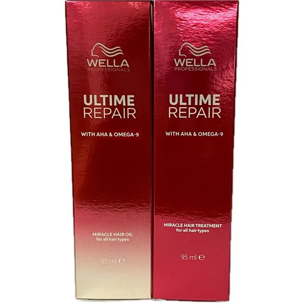 ウエラ アルタイムリペア ミラクルヘアトリートメント (ミストタイプ )95ml ×1本&ミラクルヘアオイル(オイルタイプ)×1本