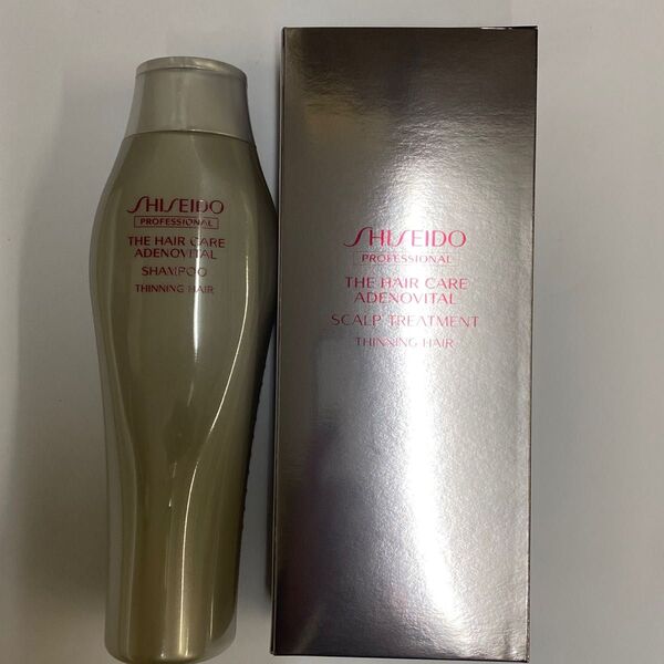 (セット)資生堂 ザ・ヘアケア アデノバイタル シャンプー a 250ml + スカルプトリートメントa 130g ×2