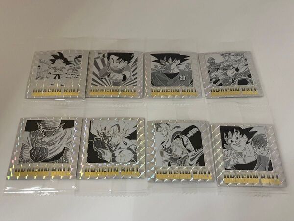 ドラゴンボール40周年記念 オリジナルイラストレーション シールウエハース 8枚まとめ売り