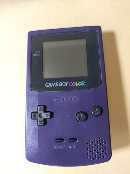 ゲームボーイカラー 本体のみ パープル ジャンク