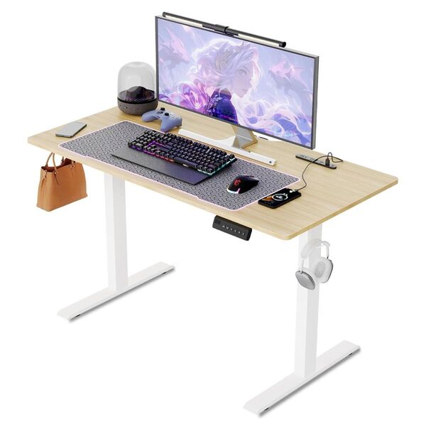 【新品】電動昇降式デスク 電動 昇降式デスク ゲーミングデスク 机 デスク オフィスデスク オフィス 昇降デスク 配線収納付き