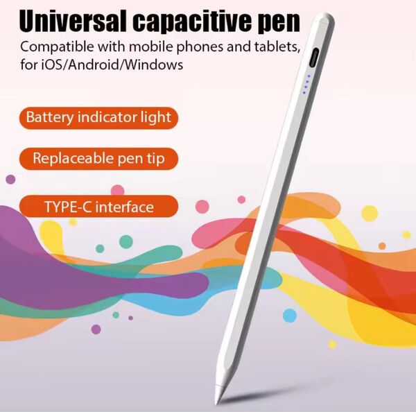 迅速発送!iPad apple pencil2互換品 タブレットタッチペン ペンシル iPad Pro mini 06081