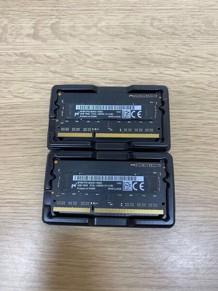 DDR3 8GB (4GB 2枚) PC3L-14900S 1.35V 1.5V メモリ 06181 Apple純正