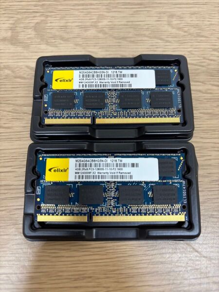 DDR3 8GB (4GB 2枚) PC3-12800S 1.5V メモリ 06261