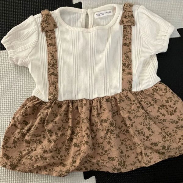 mamaraku トップス80 ベビー服 子供服 女の子 半袖 夏服