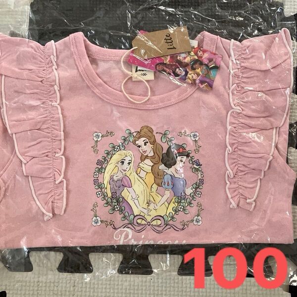 リトシー プリンセス 半袖 Tシャツ 女の子 夏物 ディズニープリンセス ディズニー キッズ 100