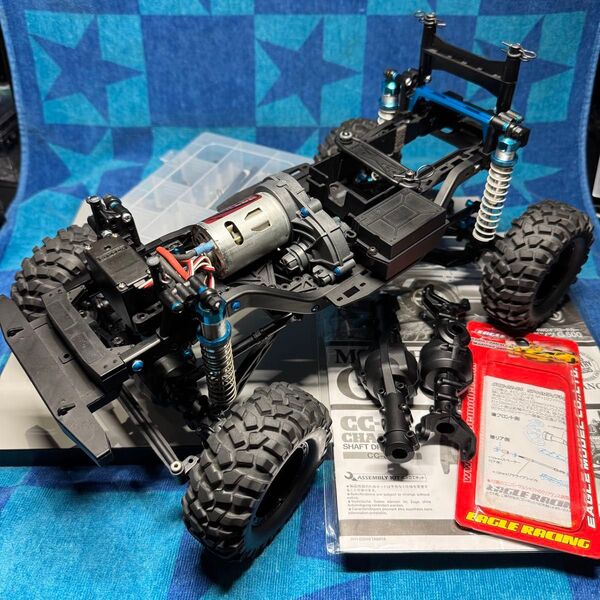 ■タミヤ クローリングシャーシ CC-02 L オプション付■■■中古・美品