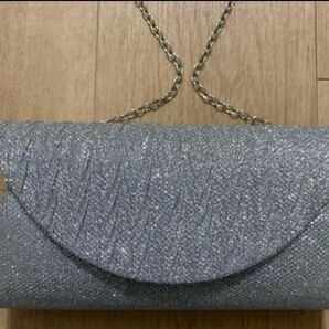 クラッチバッグ パーティバッグ 結婚式 キラキラ シルバー