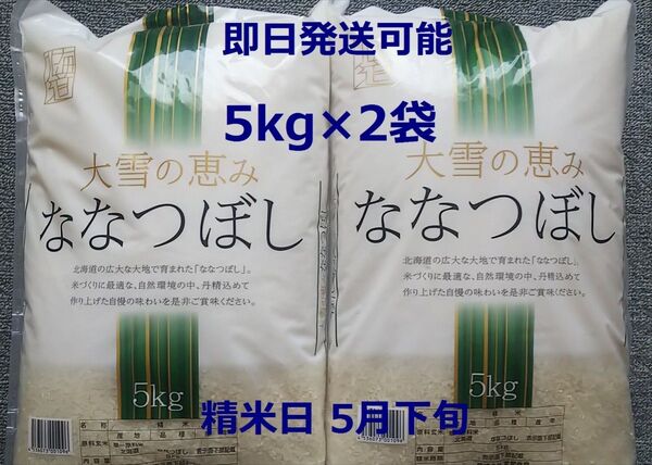 北海道産 特Aランク ななつぼし 5kg×2袋 合計10kg 令和6年産