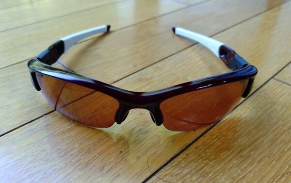 サングラス OAKLEY FLAK JACKET/メタリックボルドー