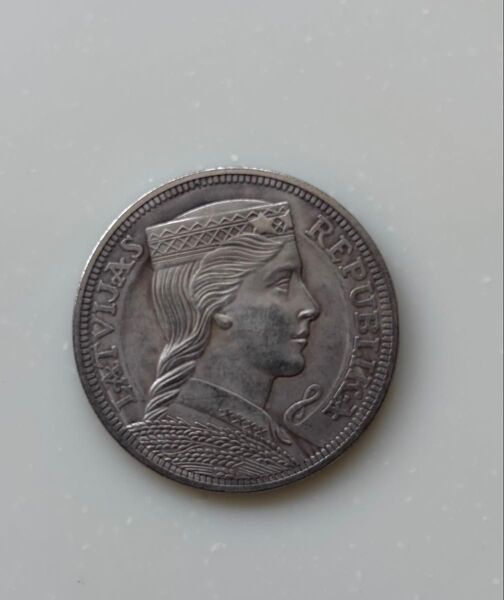 ラトビア共和国 5ラット硬貨 1931年