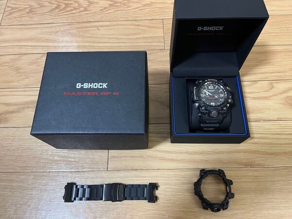 G-SHOCK マッドマスター GWG-1000-1AJF メタルアダプター&ステンレスバンド&ベゼルセット