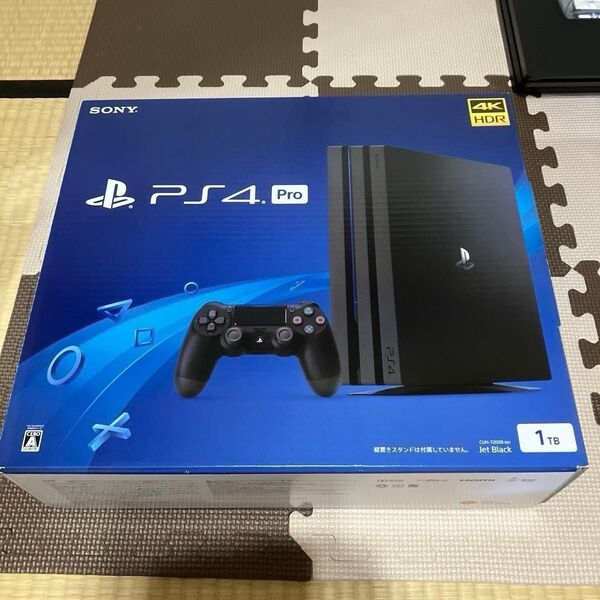 PS4 Pro CUH-7200B ブラック系 PlayStation4 純正縦置きスタンド おまけ冷却パッド