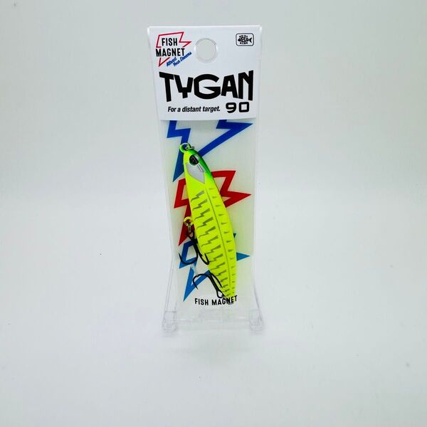新品 フィッシュマグネット TYGAN タイガン90 チャートリュースボーン