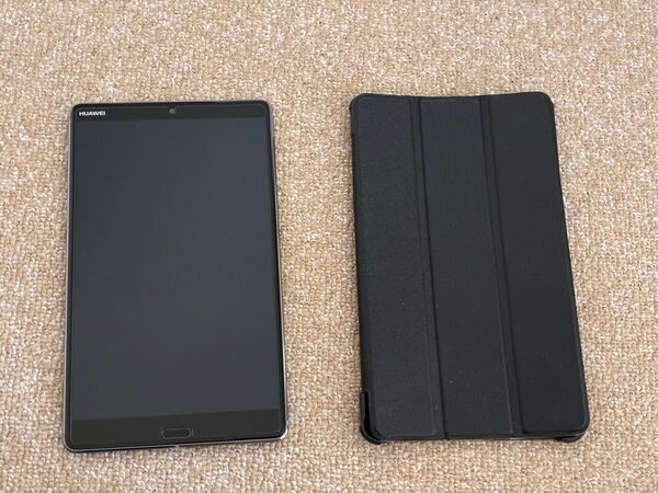指紋認証対応★Huawei MediaPad M5 LTE対応(SHT-AL09、8.4インチAndroidタブレット)、ケース付